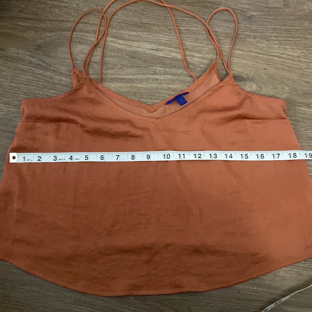 🥭 (4 for $15) Aeropostale Crop Top Burnt Orange/Copper - Picture 3 of 5